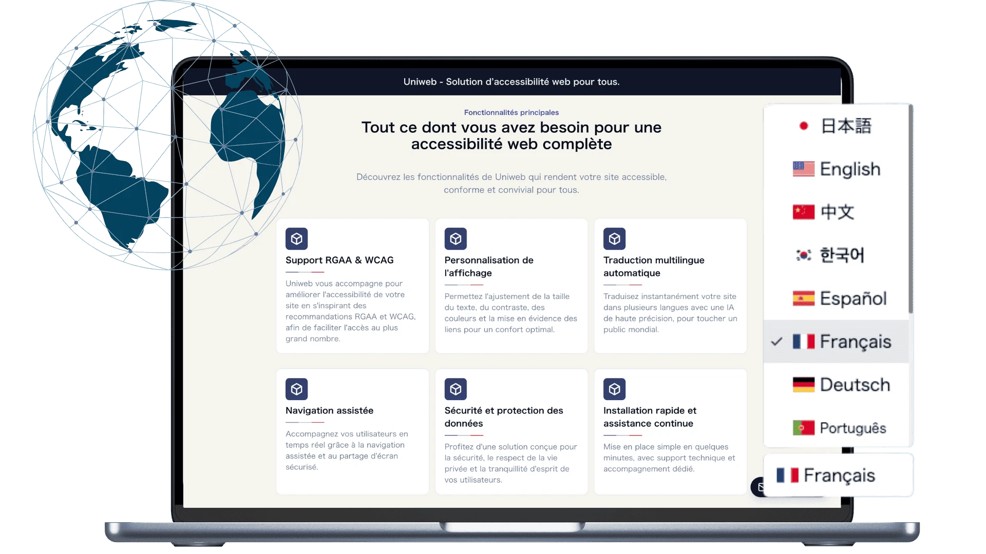 Illustration de la traduction multilingue automatique